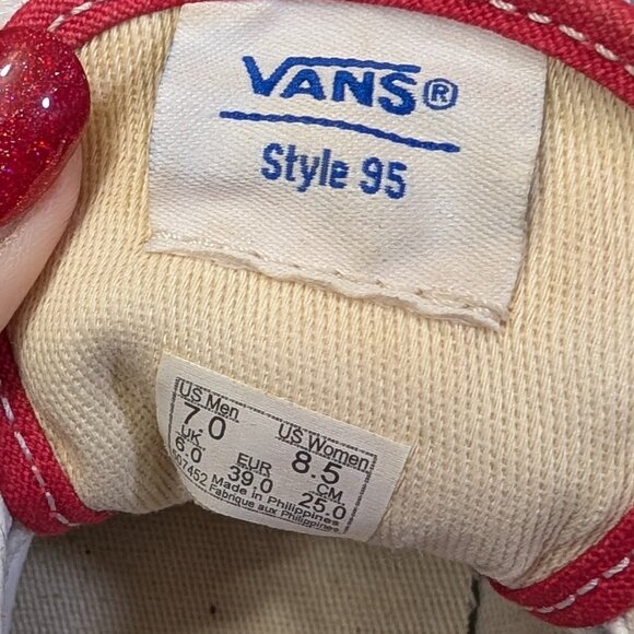 Vans "Checker & Stripe" Anaheim Factory Era 95 DX - Size 8.5 W/7M - Picture 10 of 10